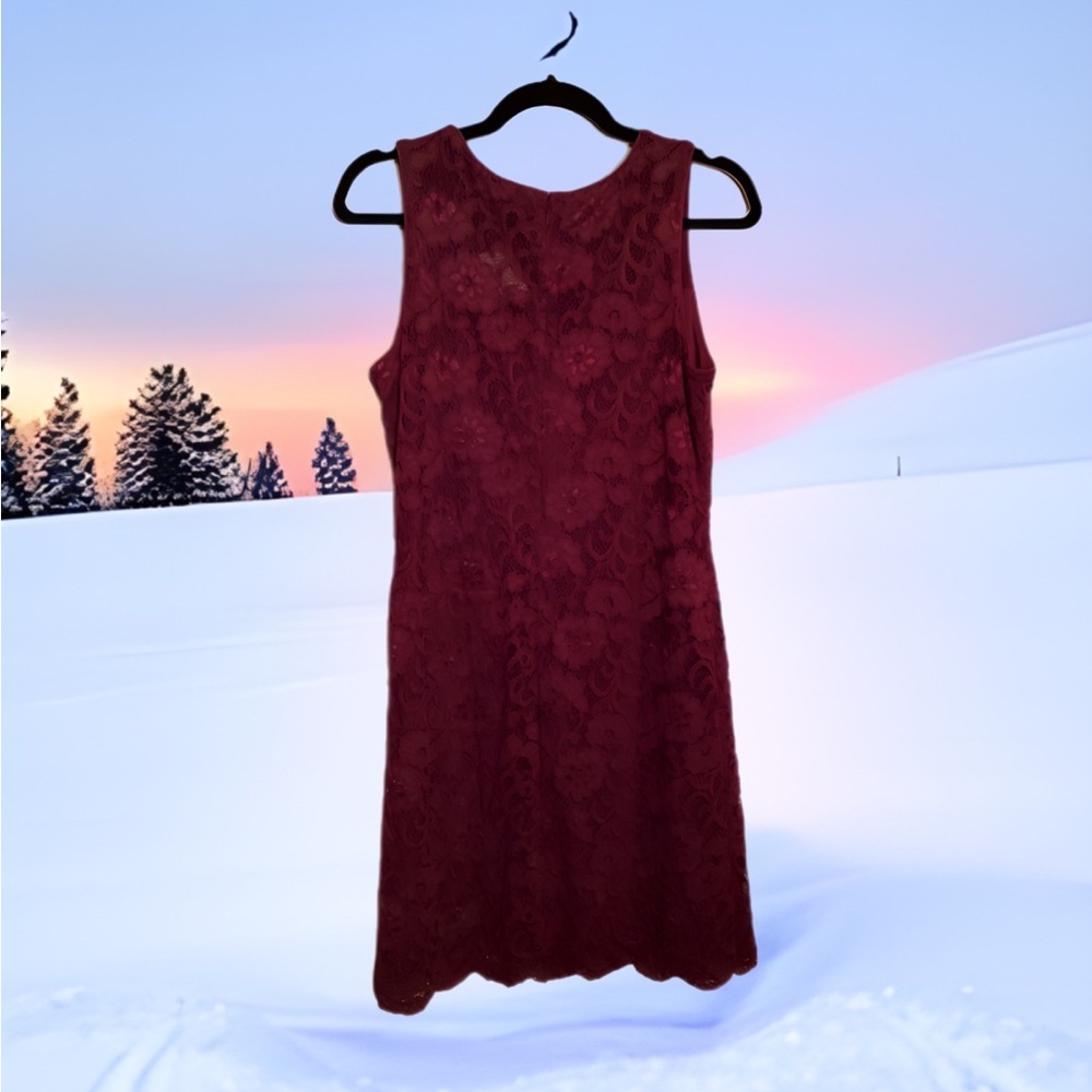 White House Black Market Petite Floral Lace Dress